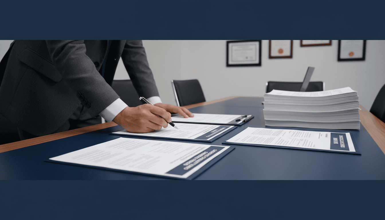 Compliance verification process